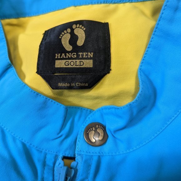 Vintage Hang Ten Unisex Jacket Surf Style Wind Breaker - Picture 8 of 9